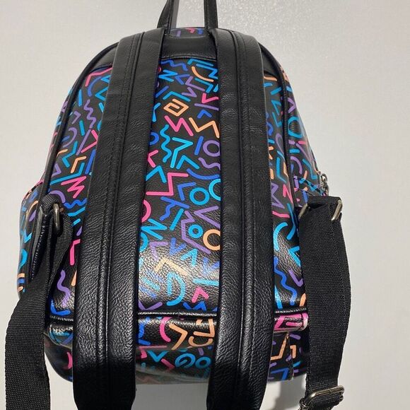 Stranger Things Women\'s Multicolor Geometric Lines Mini Black‎ Backpack main image 10